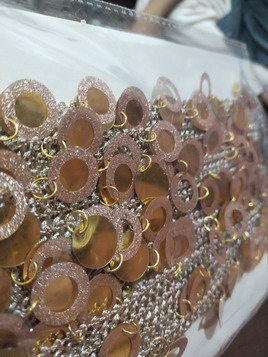 Large Star Glitter Lace